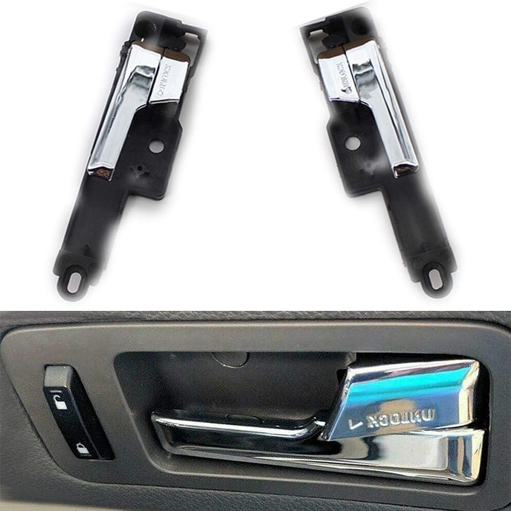 Cnwaga3 Interior Front Door Handle Assembly Replacement for Ford Fusion 2006-2012, for MKZ 2007-2012 / Zephyr 2006, for Milan 2006-2011, Left + Right Side Car Accessaries