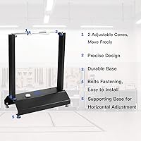 Vista 6 de Goplus, equilibrador de rueda estático para motocicleta. Vertical, universal