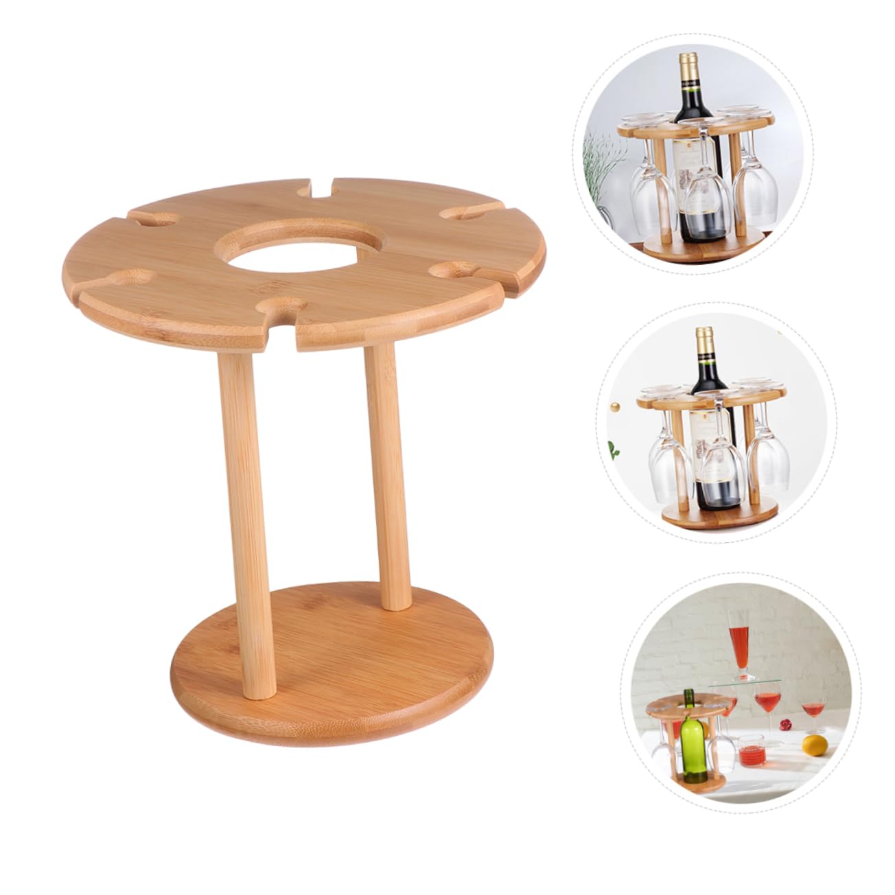 KICHOUSE 1pc Wine Glass Rack Holder Stylish Storage Organizer for Home Office Kitchen Bar Decor Strong Load Bearing Design for Wine Lovers Meticulous Craftsmanship and Stable Base