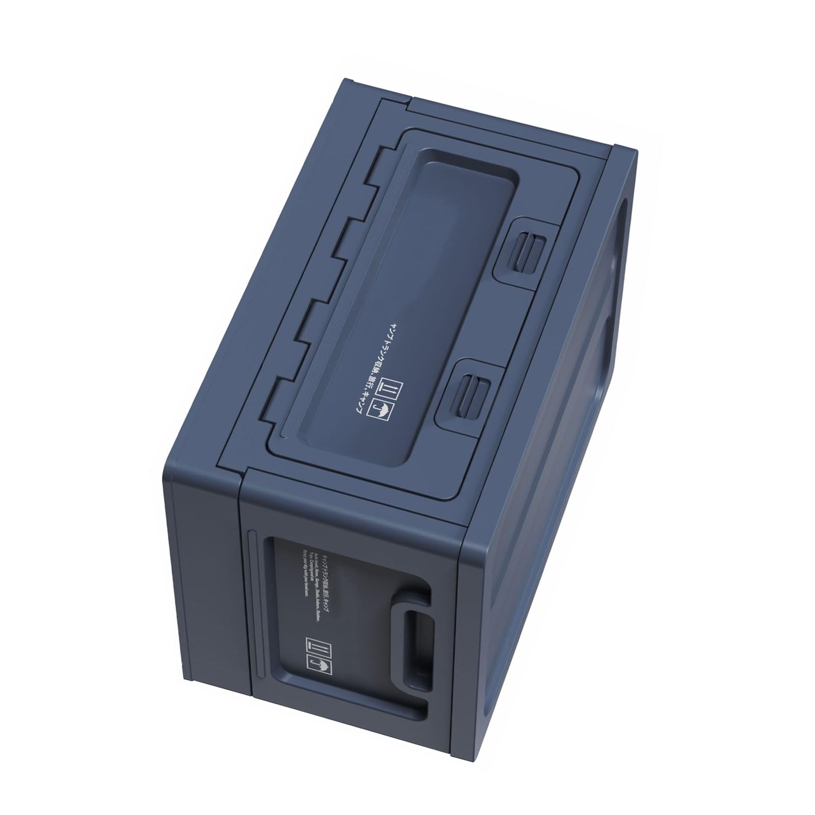 Gran caja de almacenamiento para acampar al aire libre, prácticos organizadores de accesorios de camping con asas y separadores fáciles de transportar