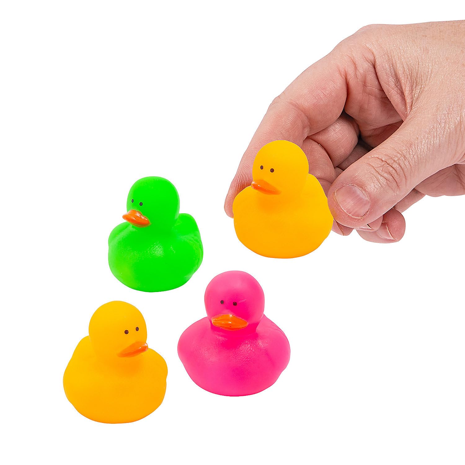 Amazon.com: Neon Mini Rubber Duckies, Rubber Ducks, 24 Pieces