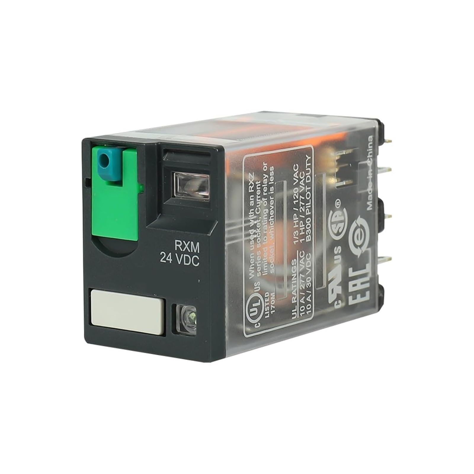 Relé electromecánico compacto RXM3AB2 24VDC 230VAC para automatización industrial 5