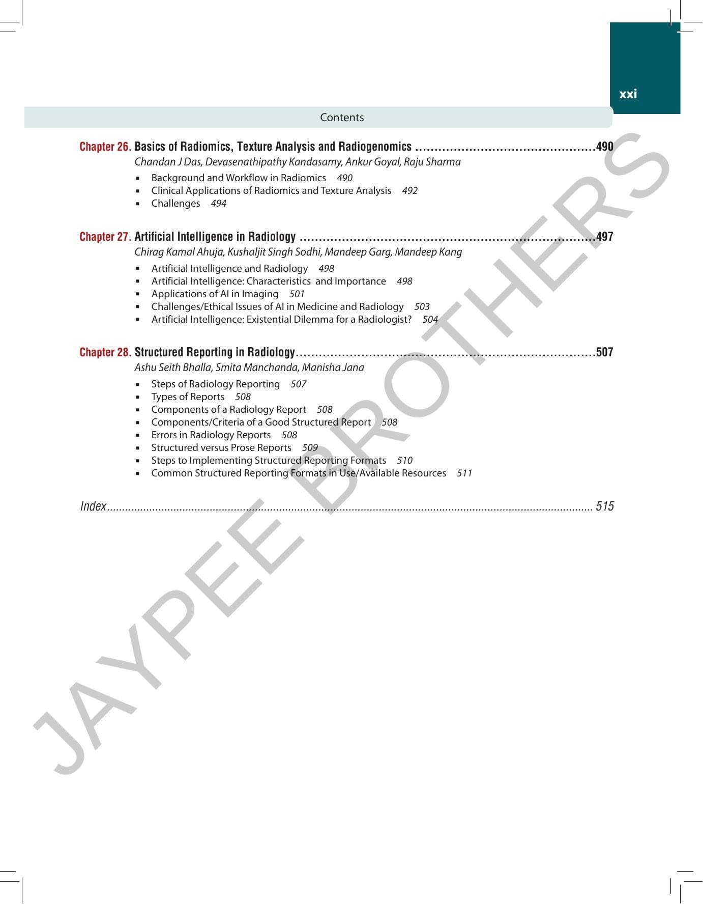 Diagnostic Radiology: Advances in Imaging Technology
