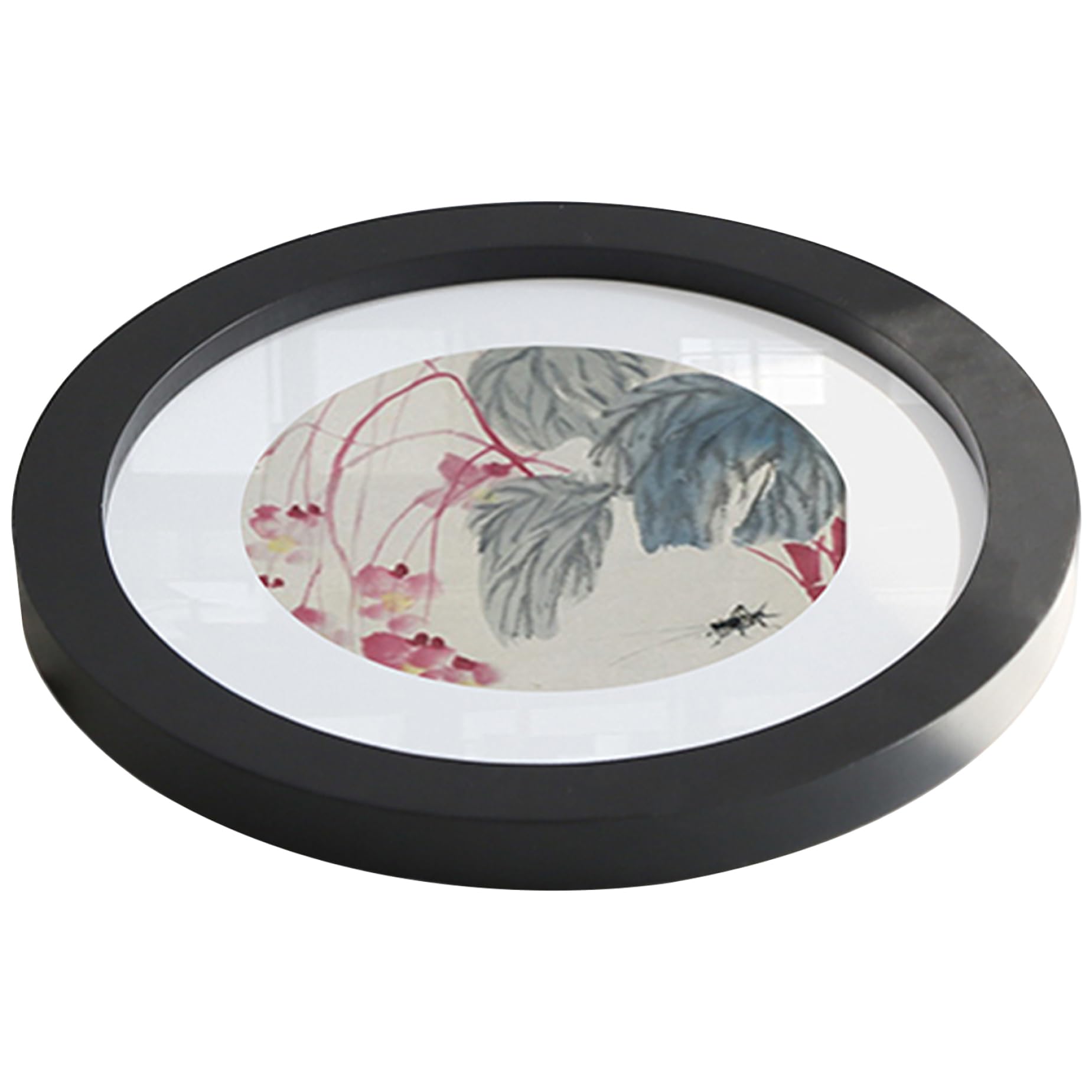 Cadre photo rond 12 pouces Gcroet pour décoration murale salon