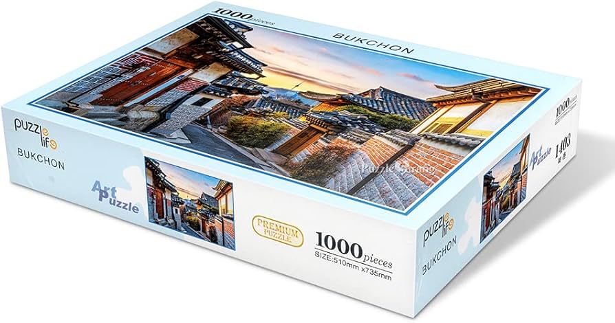 Amazon | 北村韓屋村 ソウル 韓国 1000ピース ジグソーパズル