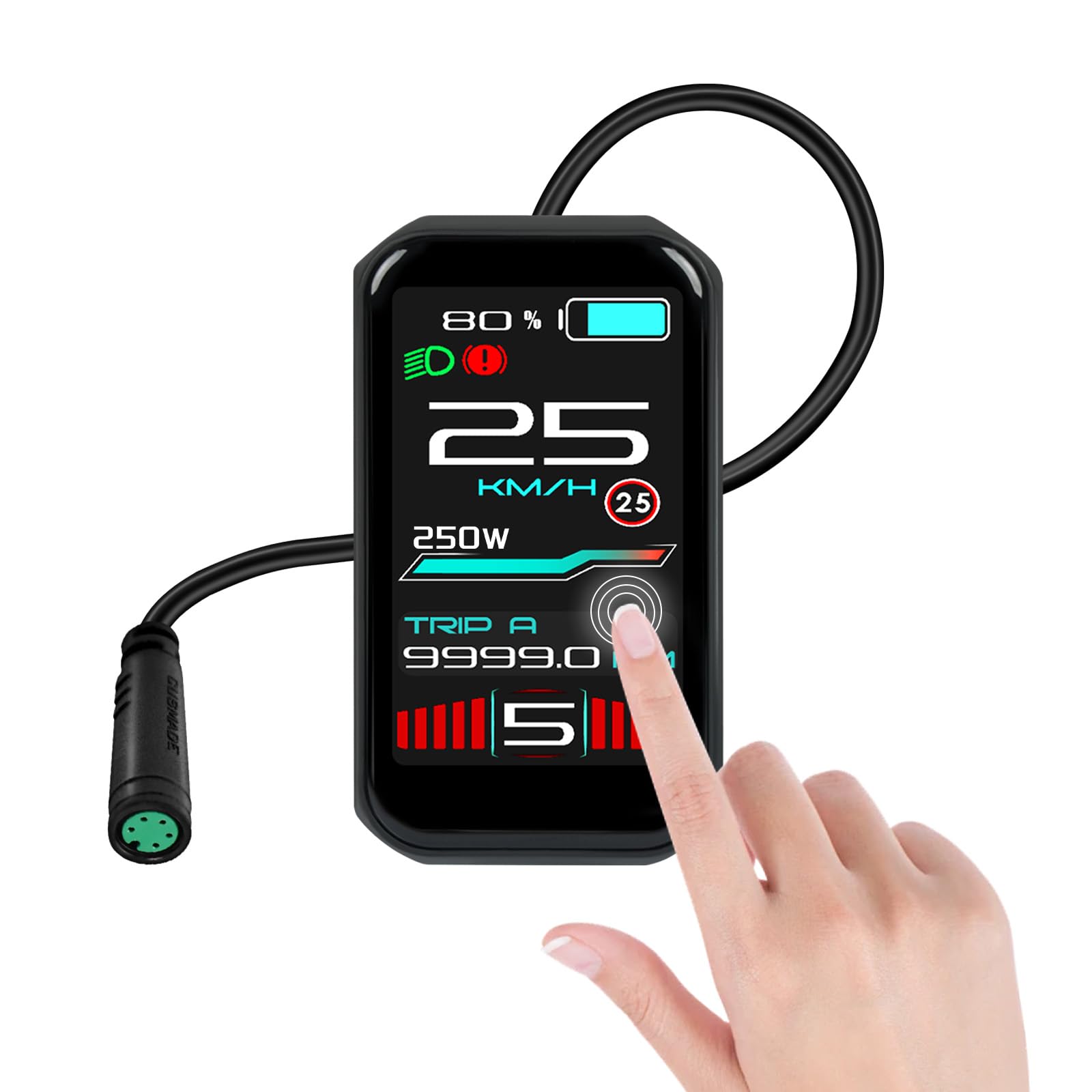VD18MT Display with Touchscreen Function for BAFANG Mid Drive Motors