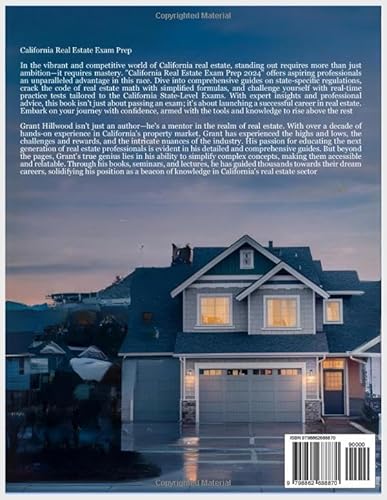 Independently Published Hillwood, Grant California Real Estate Exam Prep 2024: A Complete Guide To Licensing thumb #1
