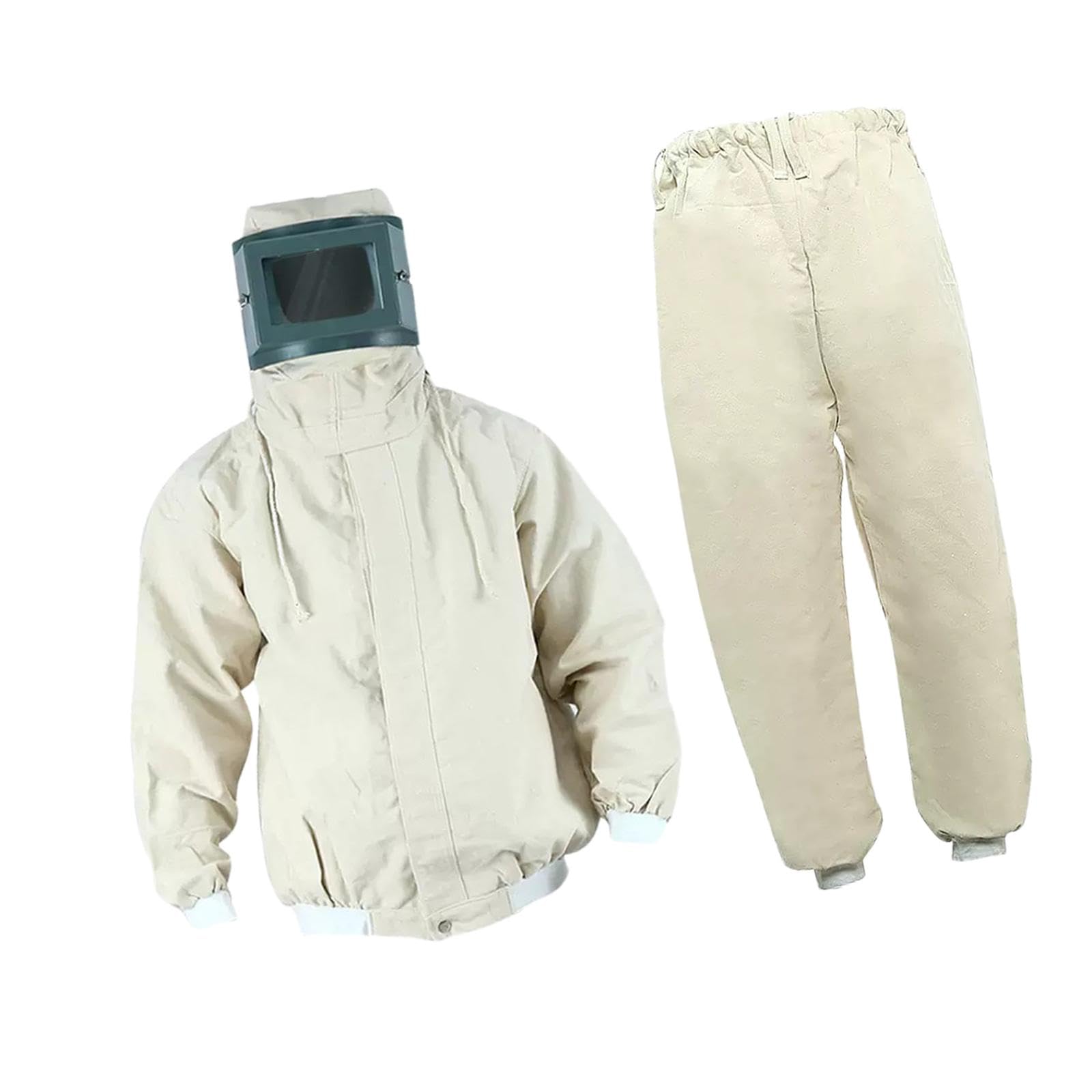 Traje de chorro de arena, ropa para pulir, cortar, pintar y pulir, beige