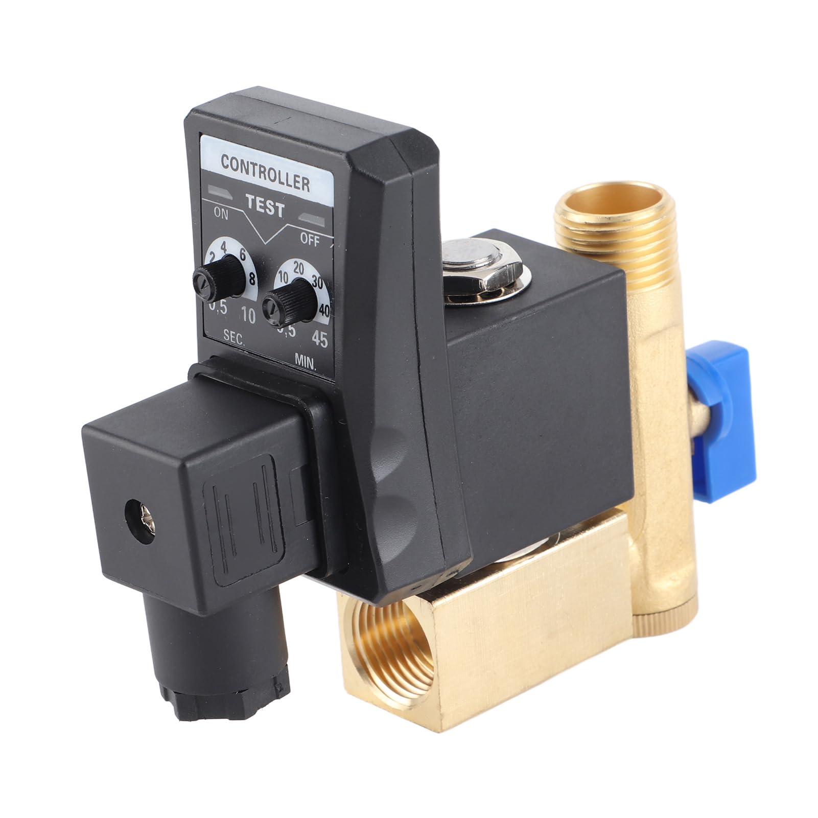 Yosoo Health Gear Válvula de Drenaje automática G1 / 2 ", válvula de Drenaje de Aire comprimido temporizada electrónica AC230V(230V)