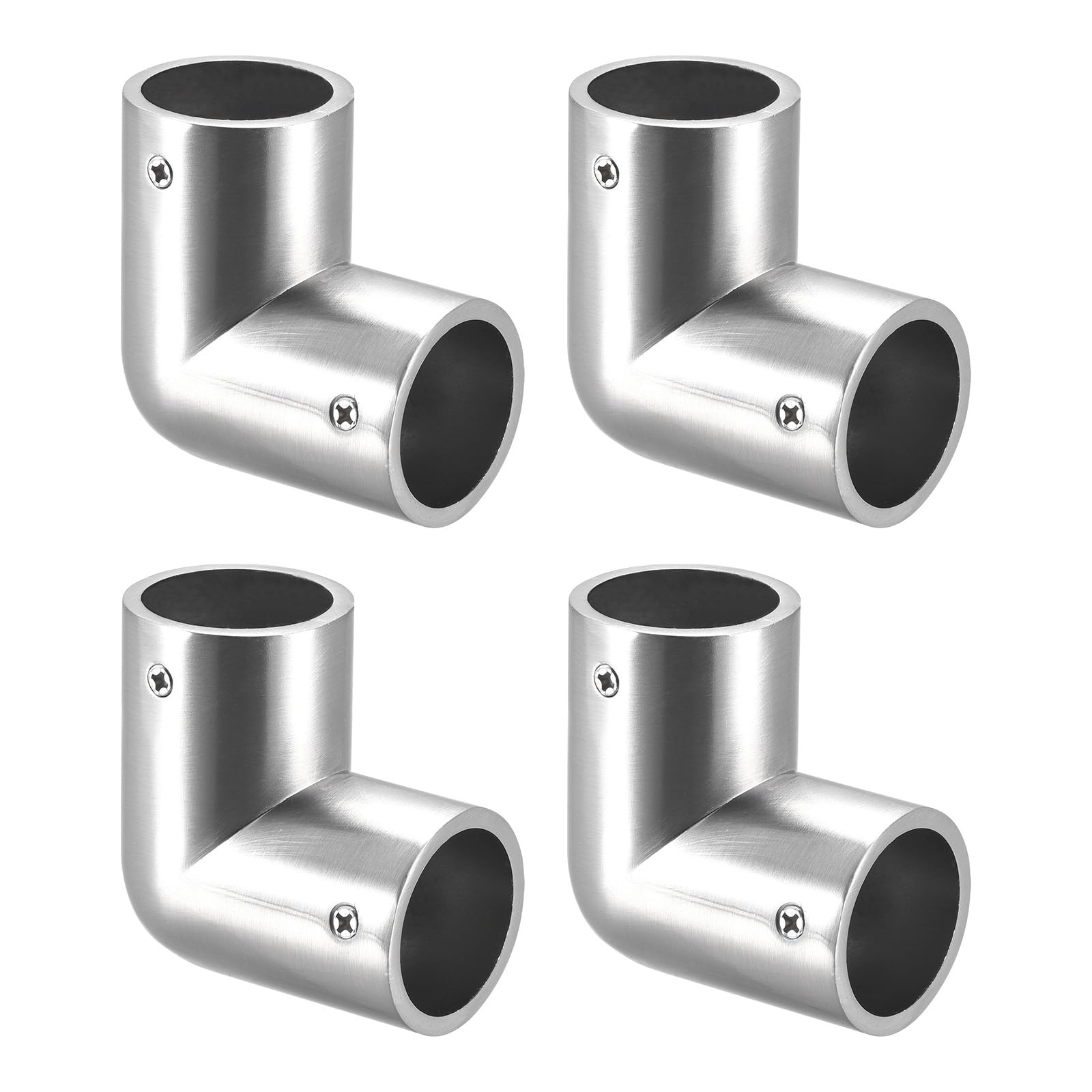 Raccord coudé 90° uxcell tube 25mm connecteur angle droit rampe zinc
