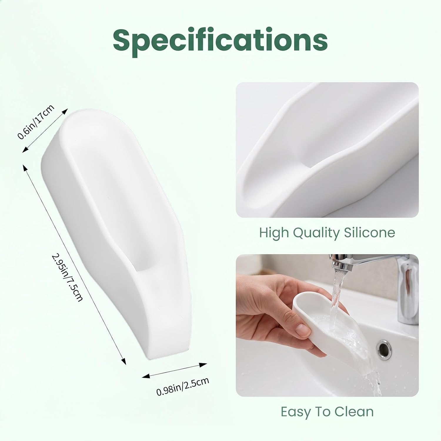 Amaxiu 3 Pcs Silicone Paint Brush Rest Holder with 6Pcs Paint Brushes