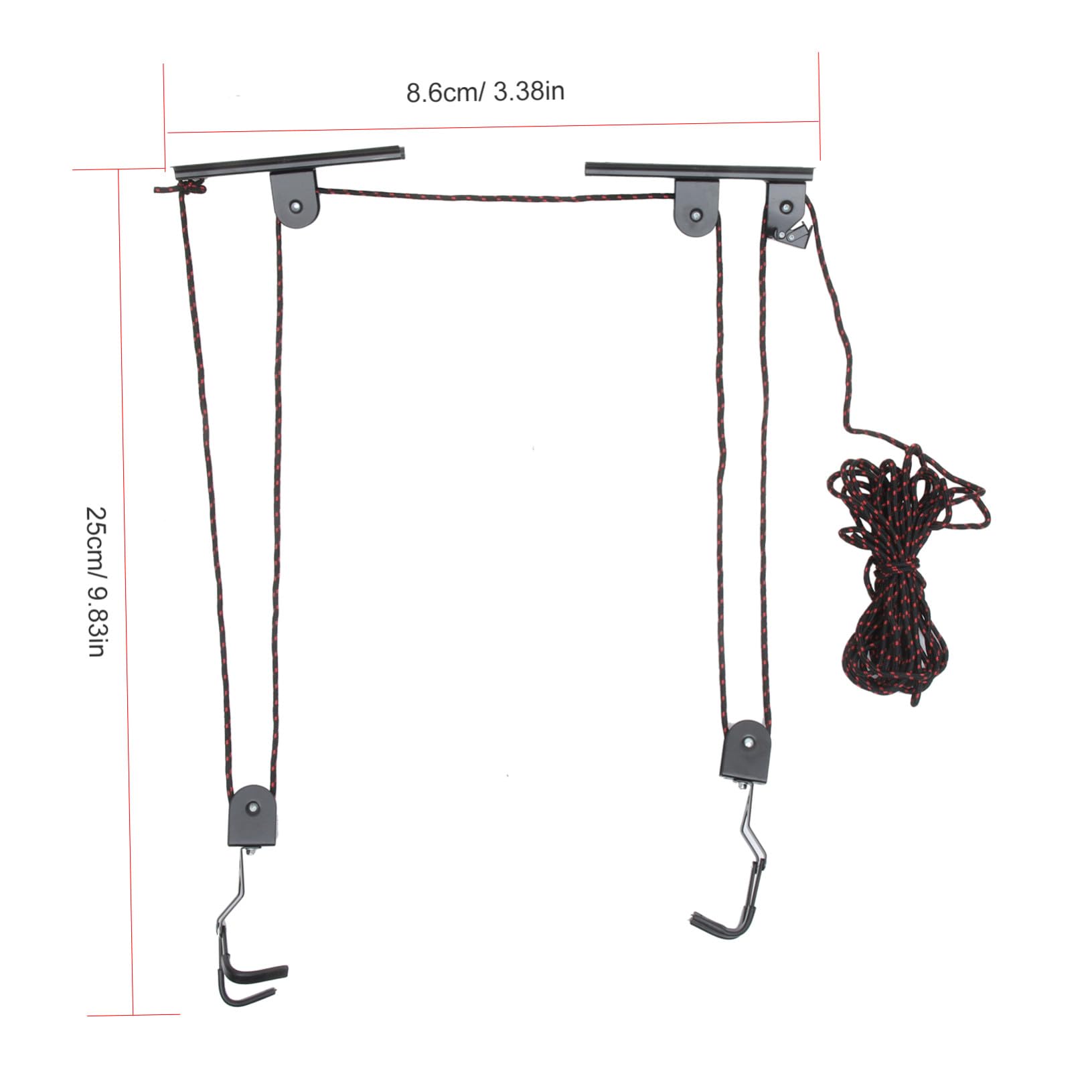 Soporte de Pared para Bicicletas de Acero Liviano Superficie Lisa, Gancho Resistente para Colgar en Interiores Adecuado para Garajes y Almacenamiento Color Aleatorio