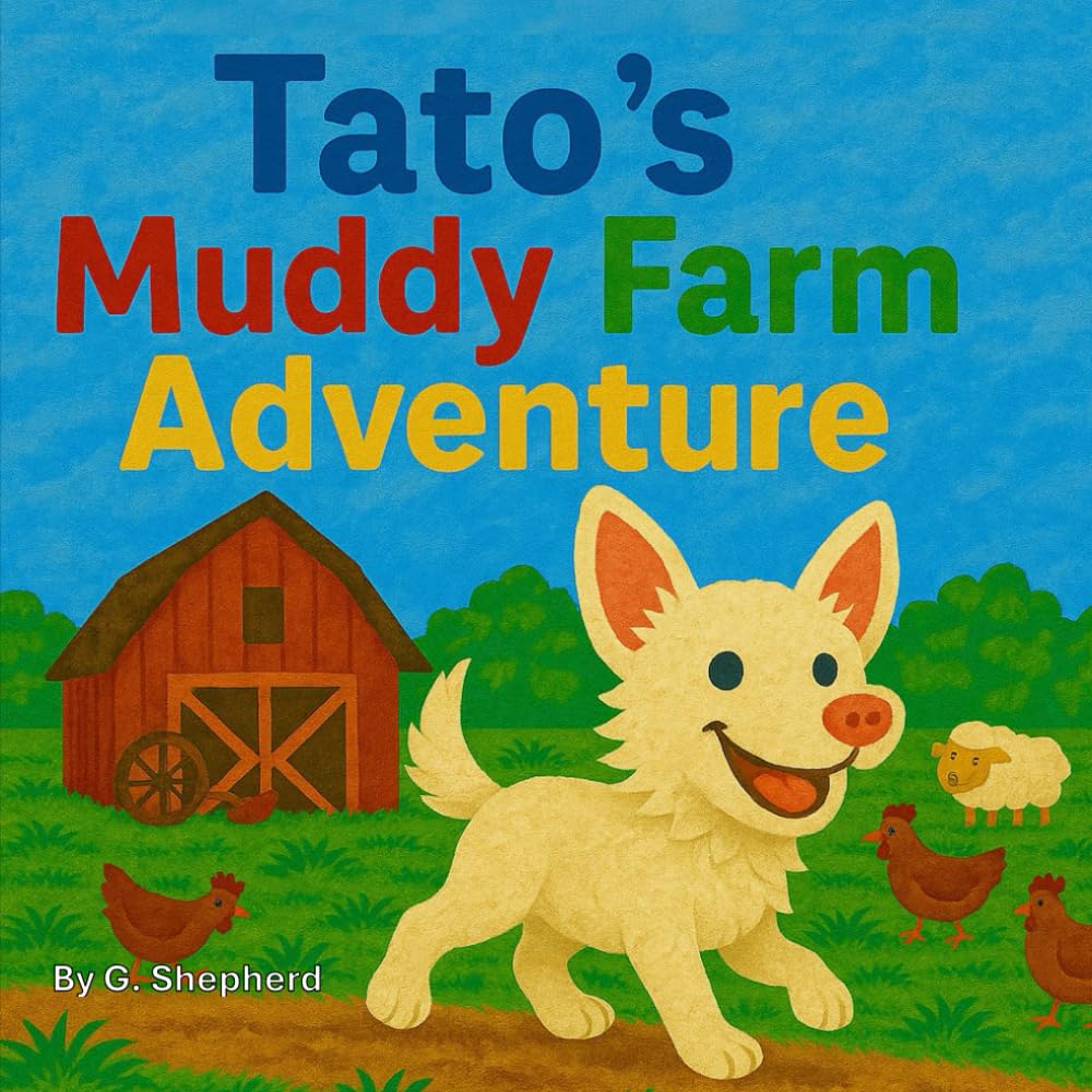 Tato's Muddy Farm Day: A Joyful Puppy Adventure on the Farm