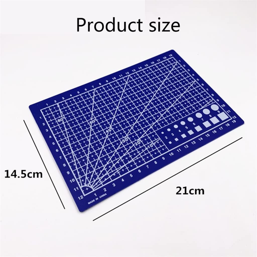A5 Pvc Cutting Mat Board Engraving Hard Pad Handwriting Plank Lightweight Measuring Diy Art Tool(Blue)