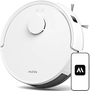 Mova E20 Robot Vacuum Cleaner and Floor Mop, LDS Navigation, 5,000 Pa, 150mins 2-in-1 Vacuum Cleaner and Mop, App Control/…