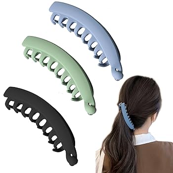 ヘアクリップバナナクリップ Amazon.co.jp: Doyime バナナクリップ 大きめ ヘアクリップ （3
