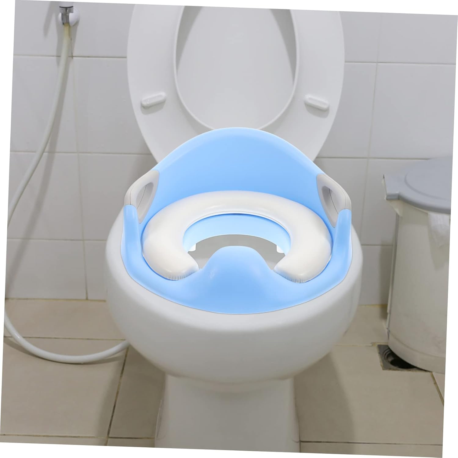 Sosoport 1pc Boy Girl Potty Training Seat for Boy Girl -Clean Potty for Boys and Girls Stable - Design TPE Support Toilet Seat for Toilet Training