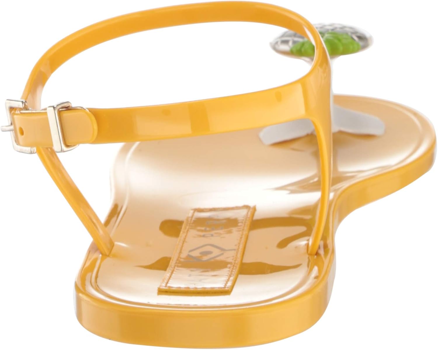 Katy Perry Women's The Geli Flat Sandal 11 Metallic Pineapple