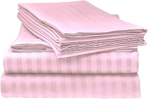 Miniatura 8 de LaxLinen Juego de sábanas de 600 hilos de calidad súper suave, 100% algodón egipcio, 6 piezas (+ 26 pulgadas), bolsillo extra profundo,