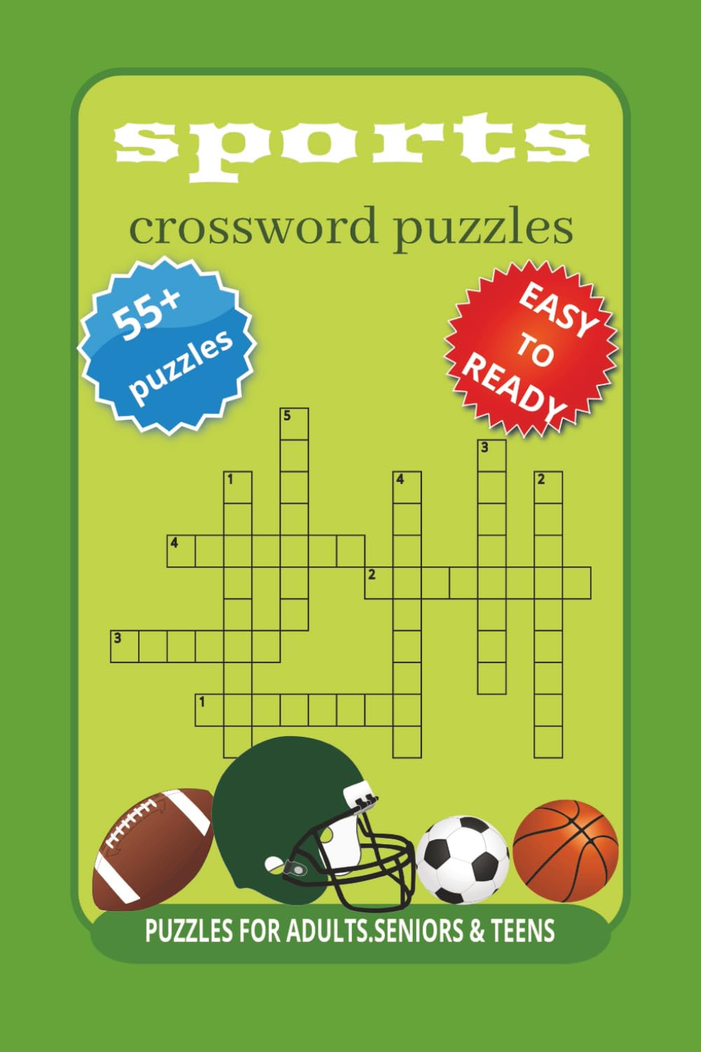 sports crossword puzzle books: Exciting Sports-Themed Crossword Challenges — Fun Brain Teasers for Athletes, Fans, and Puzzle Lovers