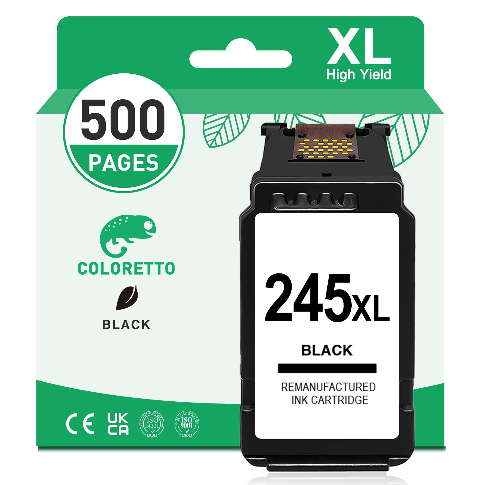 COLORETTO 245 XL PG-245XL Black Ink for Canon TS3420 Ink