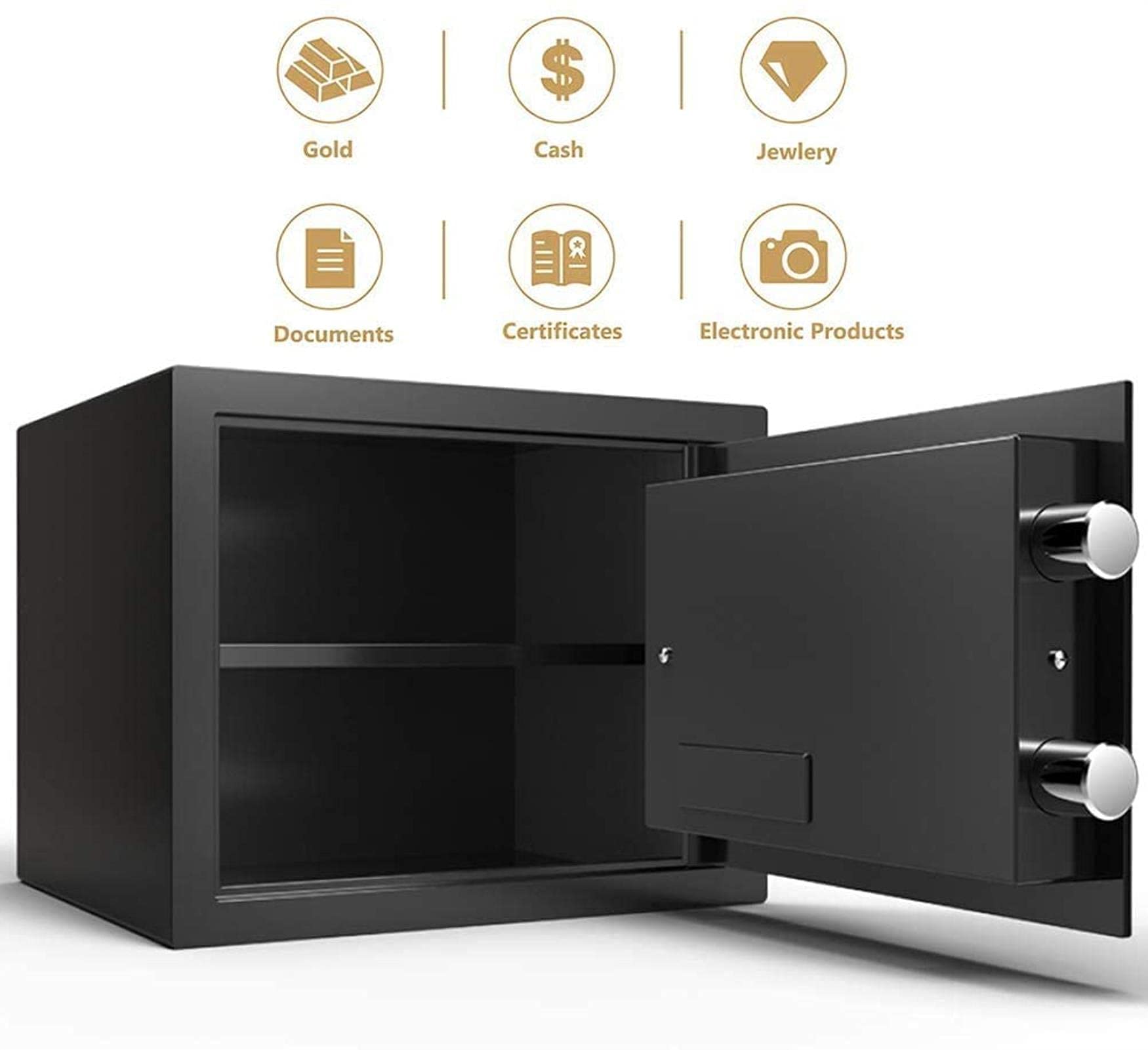 CLSDRZC S Document d'empreintes digitales SF imperméable pour hôtel de Bureau Bijoux en espèces médicaments