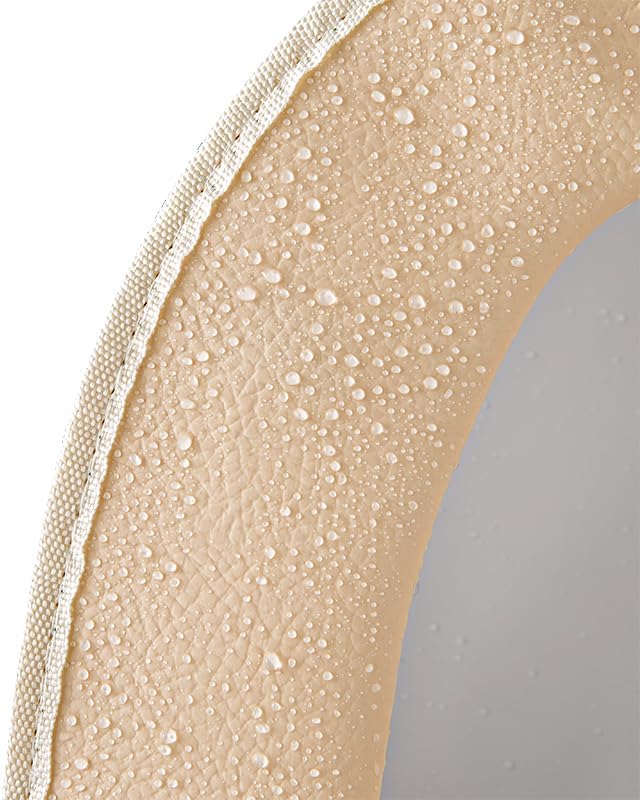 Miniatura 4 de 2 cojines universales impermeables para asiento de inodoro con lazo para colgar, suaves y cálidos, lavables