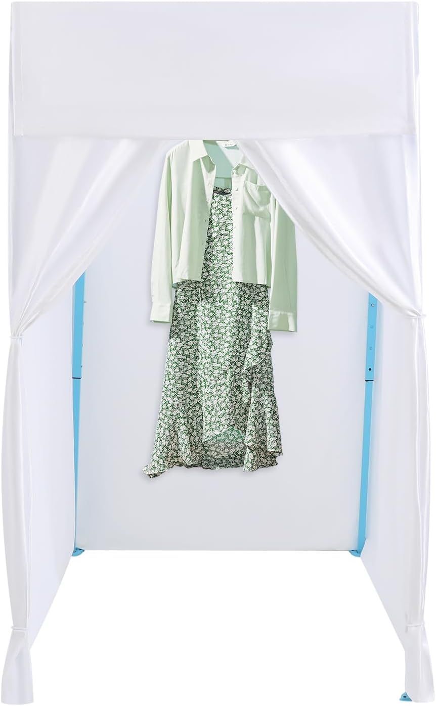 Portable Changing Room, Pop Up Changing Tent Foldable Changing Room with Hanging Buckles & Hanger, Dressing Room Fitting Room for Camping Pool Office Mall, 39.37 * 39.37 * 78.74 in