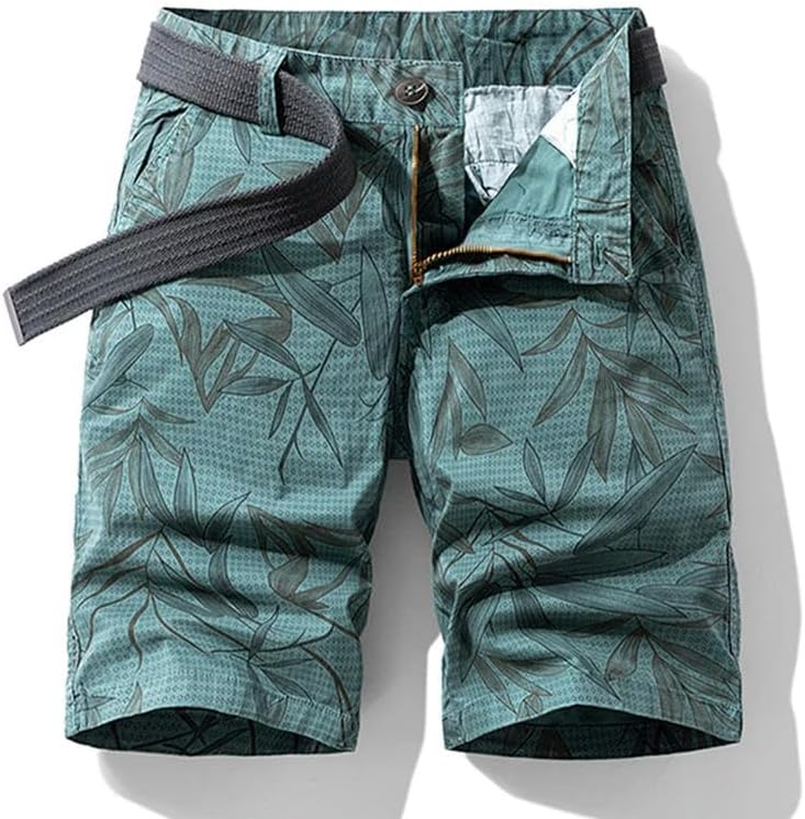 Men's Summer Casual Vintage Classic Pockets Cotton Cargo Shorts Twill Cotton