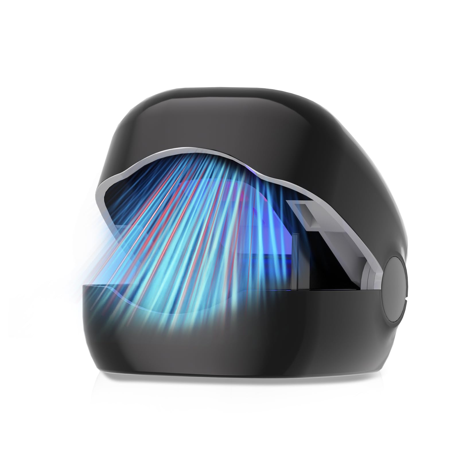 Nagelpilz Lasergerä –Upgrade 2025 6 Licht-System Geeignet für Familien von 3-6 Personen Nagelpil Lase Gerät Für dicke & verfärbte Nägel(Black)