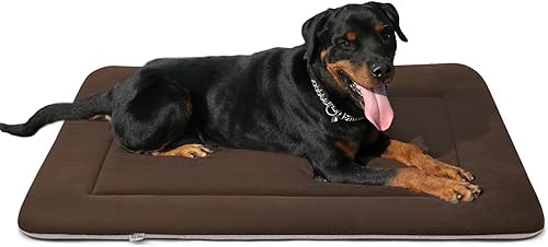 Miniatura 17 de Magic Dog Cama - Tapete suave para perros medianos/grandes, lavable a máquina, de 36 pulgadas, con parte inferior antideslizante, color gris oscuro