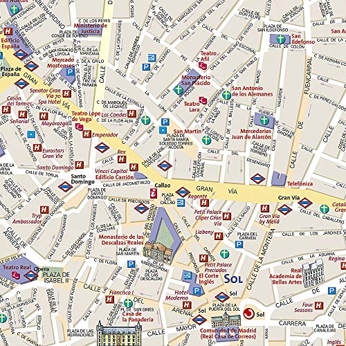 Madrid Map (National Geographic Destination City Map) #TOP2