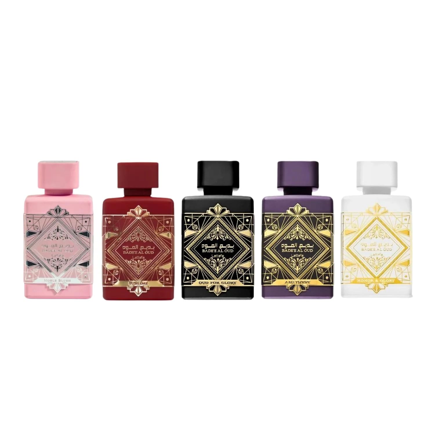 Amazon.com : Lattafa Bade'e Al Oud Collection – 5 × 5 ml Eau de