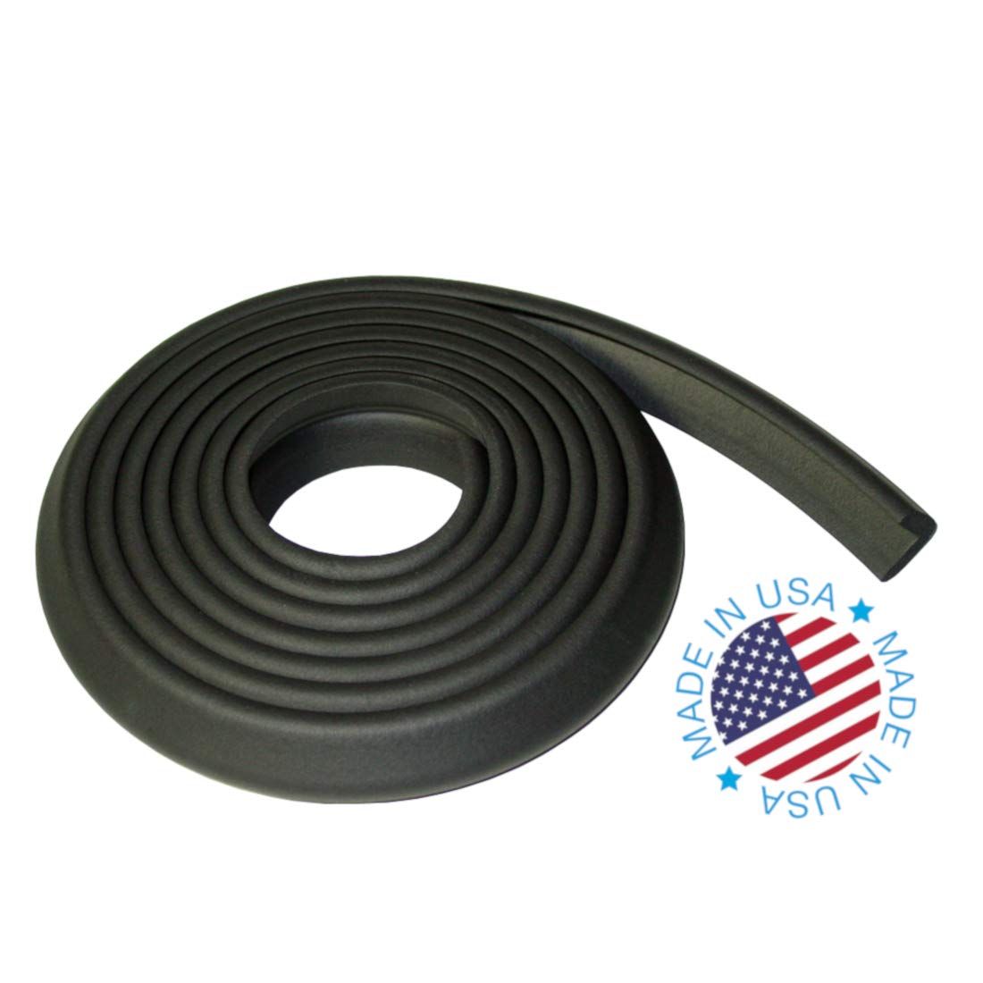 Kidkusion Edge Cushions | Made in USA | 12 Feet | Black | Furniture Safety and Edge Protector : Furniture Edge Safety Bumpers : Baby