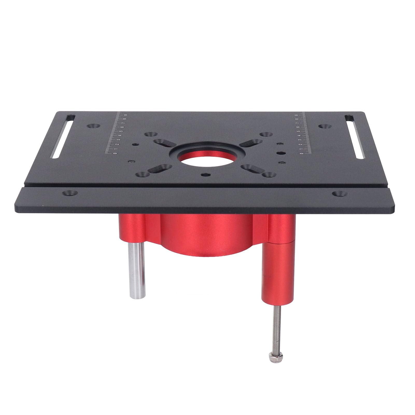 aqxreight Kit di Fresatura per Sollevamento Manuale del Router da Tavolo per Fresa Inserto Piastra Base per Piattaforma Router di Facile Utilizzo Sollevatore Sollevatore Tavolo di Sollevamento Fai