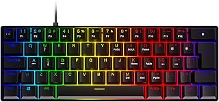 TECLADO MECÂNICO 60% ZOT OUTEMU HOTSWAP LED RGB - PZOHBLRGB – ABNT2 - PCYES, Preto LED RGB