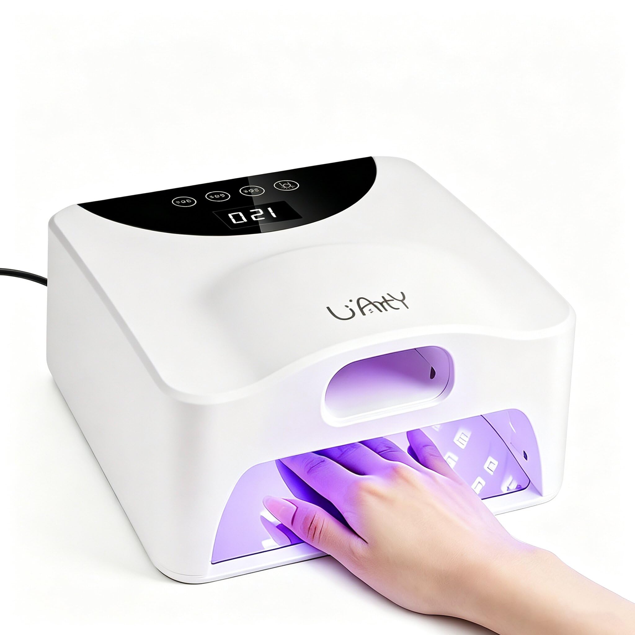 Dual Ports - Lámpara de uñas UV LED con luz para el pulgar