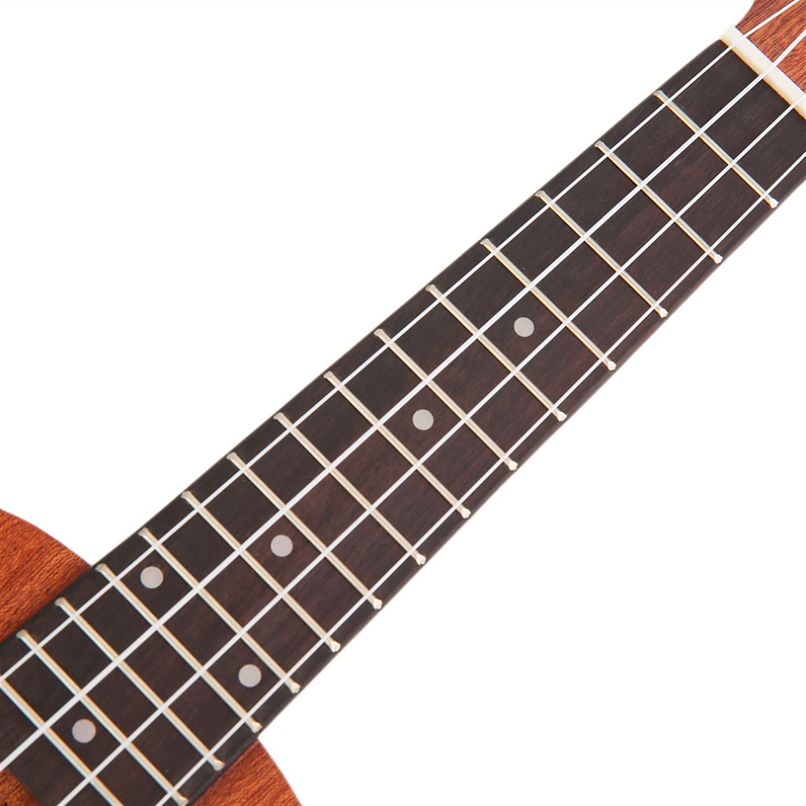 Ukulele koncertowe Początkujący Ukulele 21- calowy Sopran Acoustic Ukulele Gitara 4- String Ukulele Gitara Handmade Drewniany Biały Gitara Mahoń