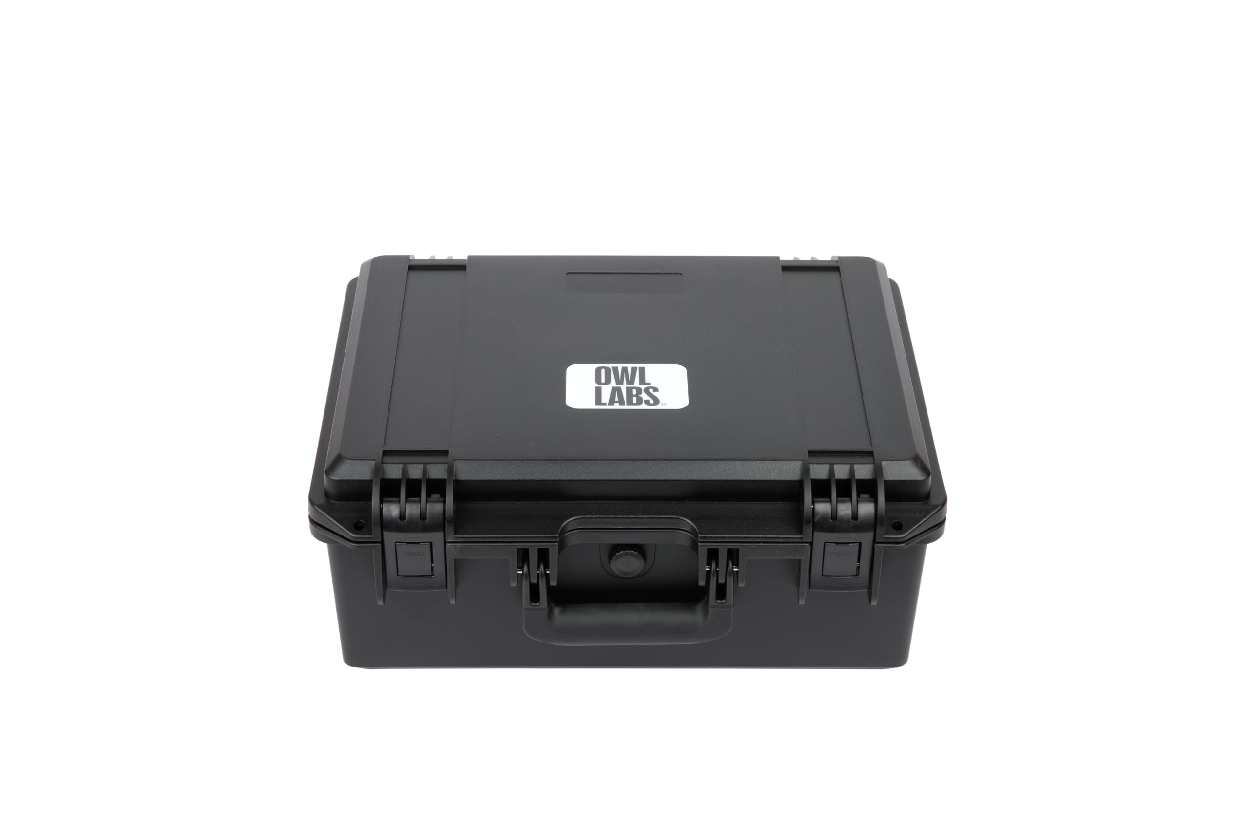 Owl Labs Custodia rigida ufficiale Meeting adatta a qualsiasi versione di The Meeting, cavi USB e di alimentazione, microfono di espansione e alimentatore.
