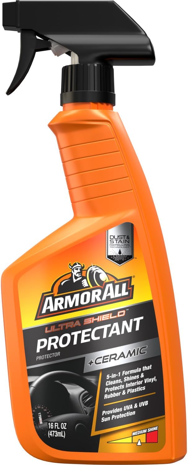 Armor All Extreme Shield Protectant Spray, Interior Car Cleaner with UV Protection Against Cracking and Fading, 16 Fl Oz