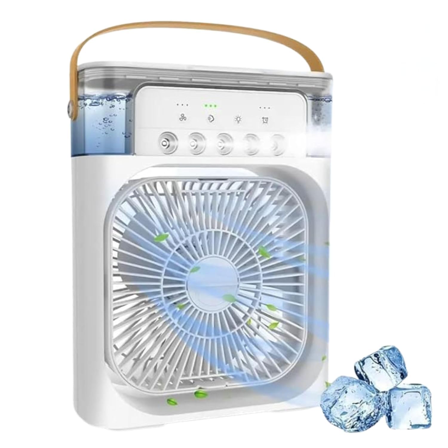 Drumstone (𝐄𝐱𝐥𝐮𝐬𝐢𝐯𝐞 𝟐𝟎 𝐘𝐞𝐚𝐫𝐬 𝐰𝐚𝐫𝐫𝐚𝐧𝐭𝐲) Mini Portable Air Cooler 3-in-1 Personal Space Cooler Fan Humidifier Purifier with RGB LED Light & USB Power Supply-image-17