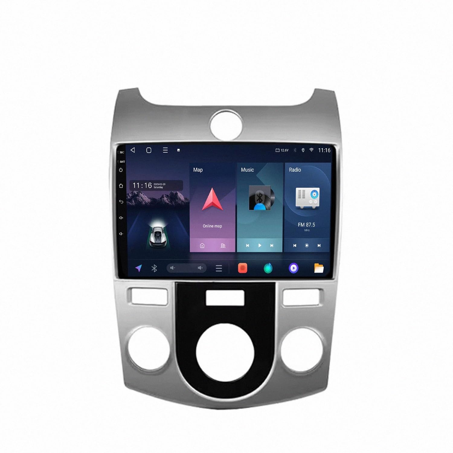 Radio GPS 2 DIN para Mitsubishi Zinger con pantalla Incell 2G+32G 8