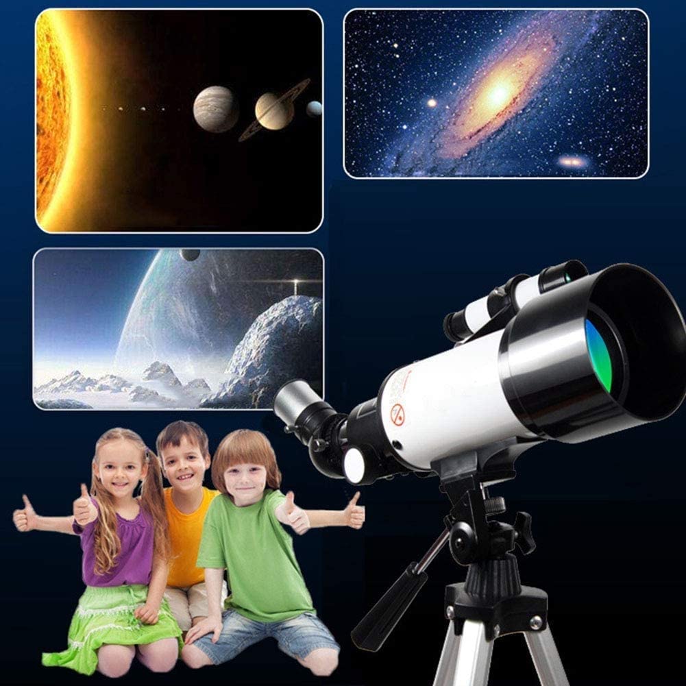 Teleskopy do teleskopu astronomicznego z regulowanym statywem i adapterem telefonicznym, przenośny zakres dla dzieci, dorosłych, początkujących