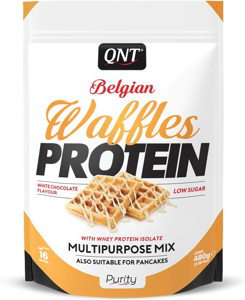 Qnt Belgian Waffles Protein, White Chocolate, 0.48 kg