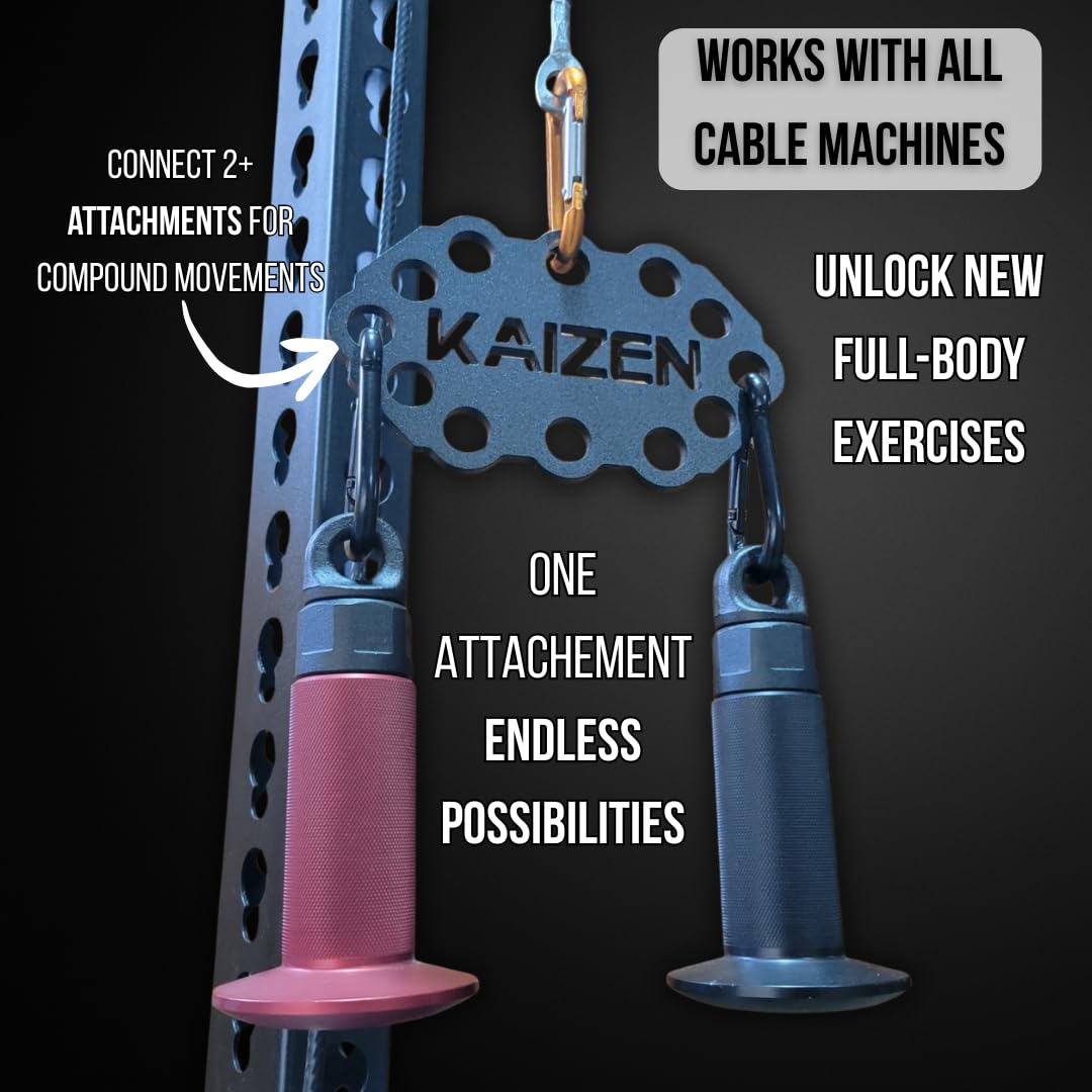 F&F STEEL Multi-Link - Cable Machine Attachment for Pulley Systems - Combine Multiple Cables in One