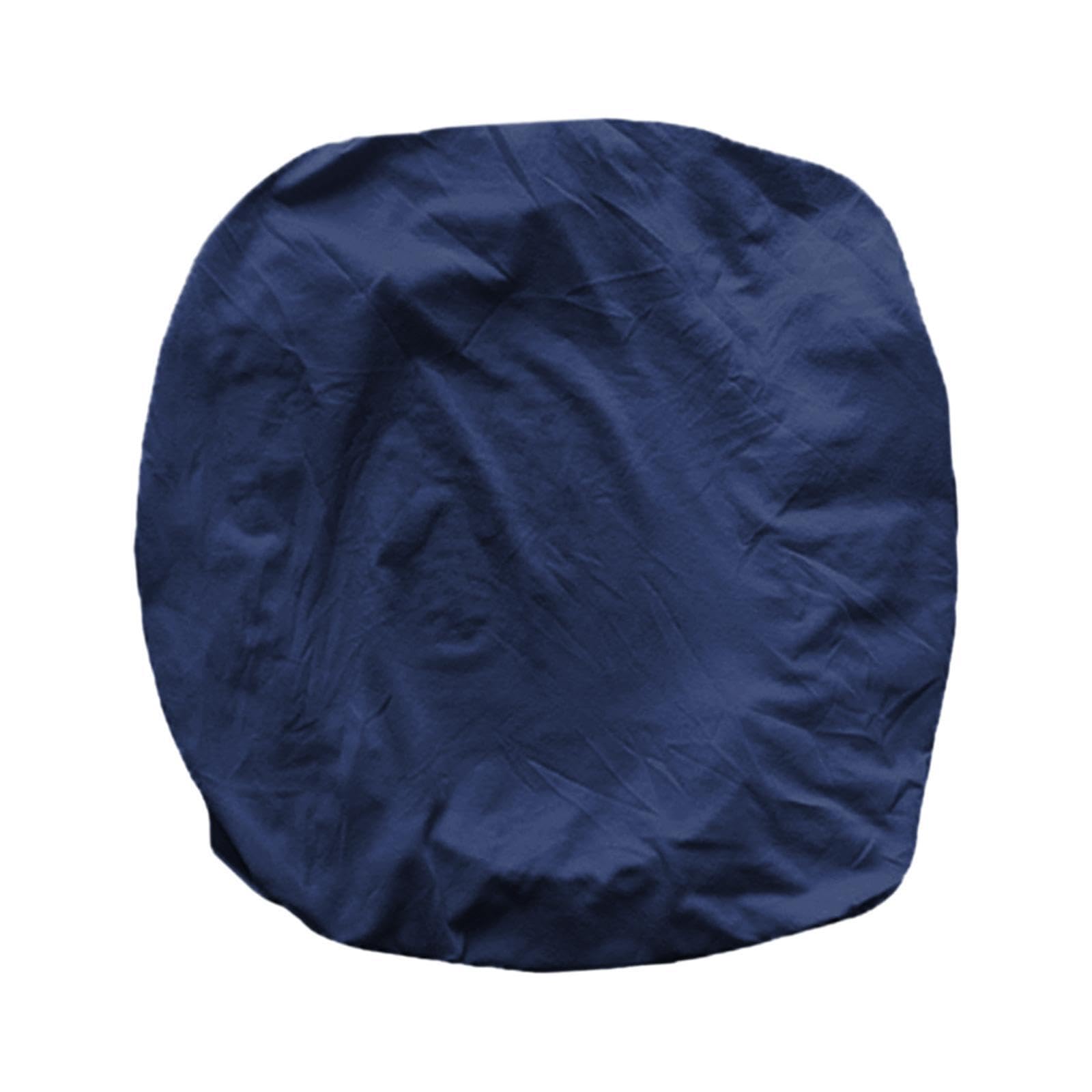 Lixsazse Navy Blue Unique Stretch Computer Chair Covers Providing Attractive Aesthetic While Ensuring Office Chairs Are Protected Dining Room Chair Covers Dustproof Seat, 38-48Cm