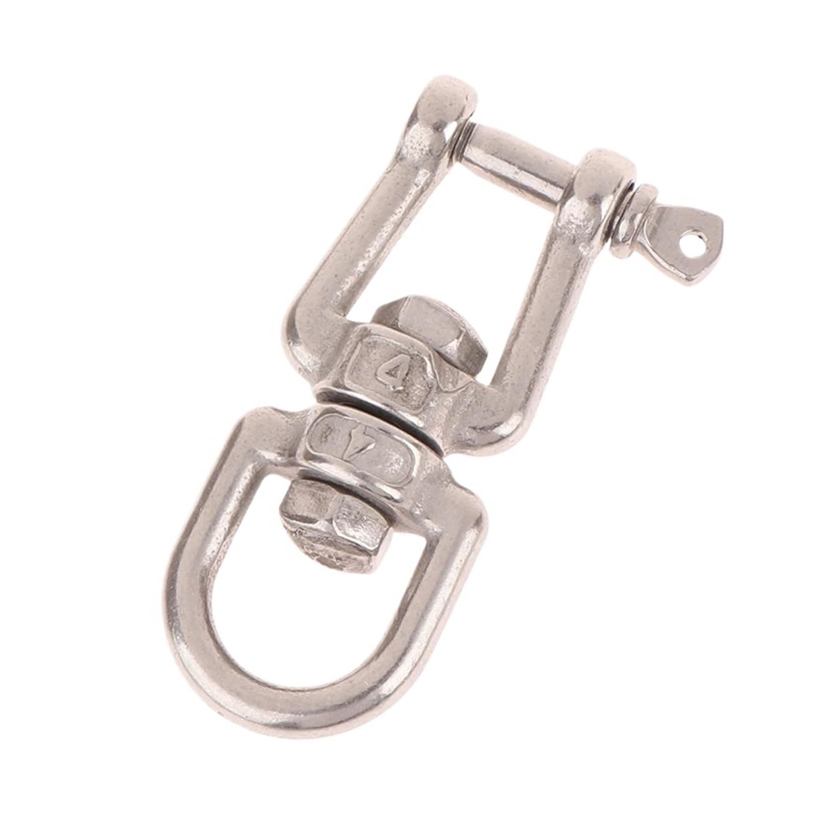 NIUSABOU Stainless Steel Eye Pad Plate, 304 Stainless Swivel Hook for Hammock Swing Ceiling Porch Gym Yoga(A M4)