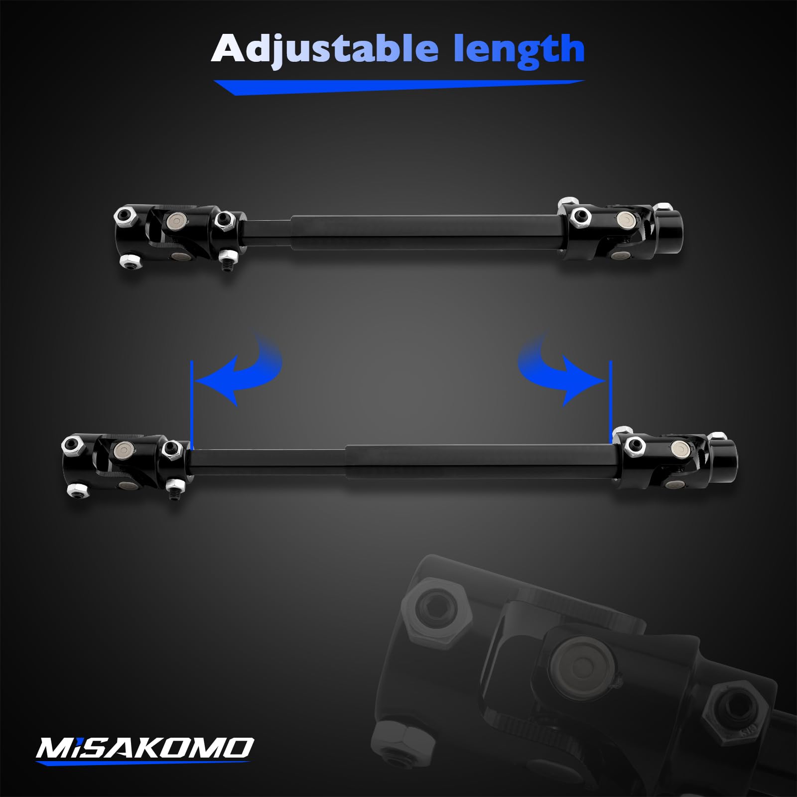 Hooker Headers 71223022HKR BlackHeart Steering Shaft, 82-93 S-10 - Foto 2