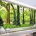 Produktbild Xbwy Benutzerdefinierte Wandbild Tapete Für Wand 3D Stroh Grün Wald Bäume Malerei Foto Vlies Tapeten Für Wohnzimmer Dekor Hintergrund-280X200Cm