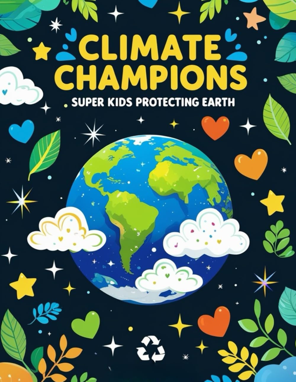 CLIMATE CHAMPIONS SUPER KIDS PROTECTING EARTH: 48 Fun Coloring Pages of Eco Heroes Saving the Planet with Kindness and Courage!